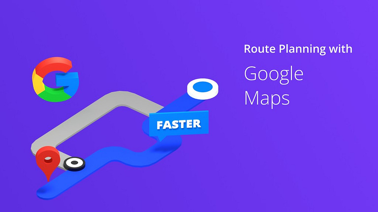 pianificare percorso con google maps